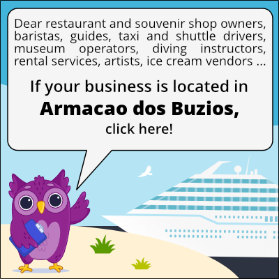 to business owners in Armacao dos Buzios