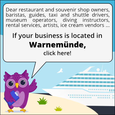 to business owners in Warnemünde