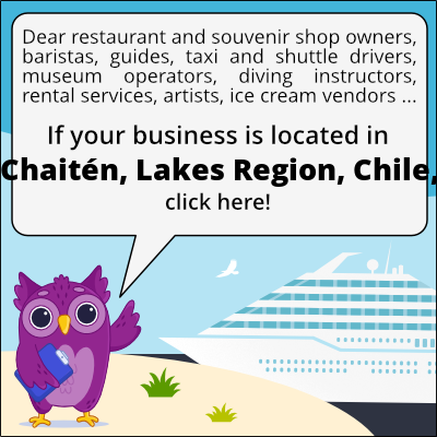 to business owners in Chaitén, Región de los Lagos, Chile