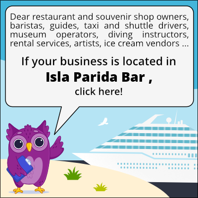 to business owners in Bar Isla Parida 