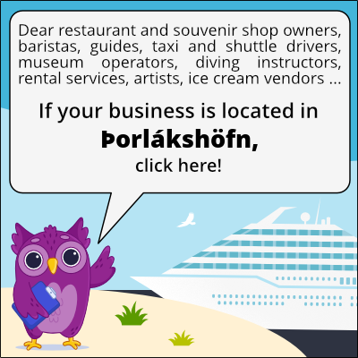 to business owners in Þorlákshöfn