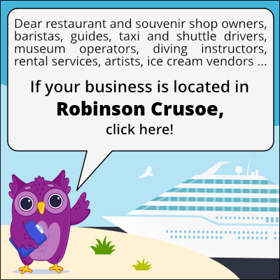 to business owners in Robinson Crusoe