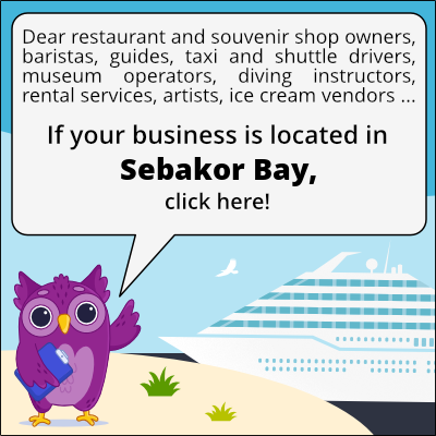 to business owners in Zatoka Sebakor